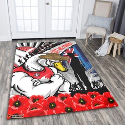 Amazing Aussie Sydney Swans Anzac Day Honor United In Spirit Area Rug