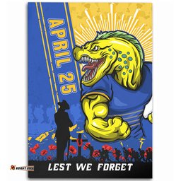Amazing Aussie Parramatta Eels Anzac Day Lest We Forget Strong Fighting Spirit Area Rug