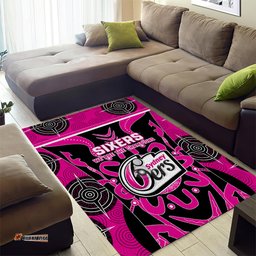 Sydney Sixers Area Rug We Are The Champions Aboriginal Art
