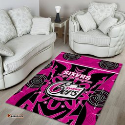 Sydney Sixers Area Rug We Are The Champions Aboriginal Art