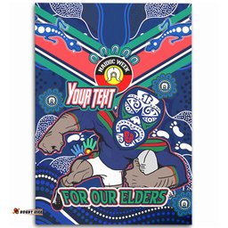 Amazing Aussie New Zealand Warriors Naidoc Week Custom For Our Elders Home Jersey Area Rug