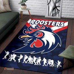 Sydney Area Rug Roosters ANZAC Style