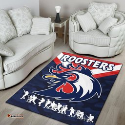 Sydney Area Rug Roosters ANZAC Style