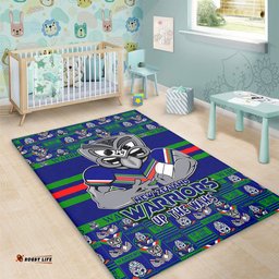 Amazing Aussie New Zealand Warriors Champions Pride Comic Style Area Rug