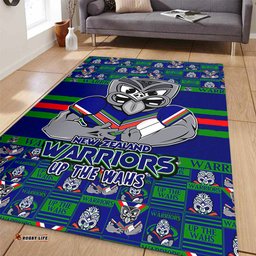 Amazing Aussie New Zealand Warriors Champions Pride Comic Style Area Rug