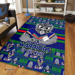 Amazing Aussie New Zealand Warriors Champions Pride Comic Style Area Rug