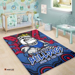 Amazing Aussie Western Bulldogs Ripped Legacy Of The Game Area Rug