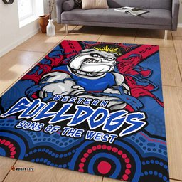 Amazing Aussie Western Bulldogs Ripped Legacy Of The Game Area Rug
