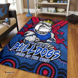 Amazing Aussie Western Bulldogs Ripped Legacy Of The Game Area Rug