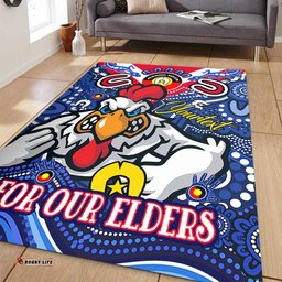 Amazing Aussie Sydney Roosters Naidoc Week Custom For Our Elders Home Jersey Area Rug