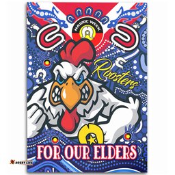 Amazing Aussie Sydney Roosters Naidoc Week Custom For Our Elders Home Jersey Area Rug