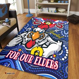 Amazing Aussie Sydney Roosters Naidoc Week Custom For Our Elders Home Jersey Area Rug