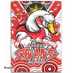 Amazing Aussie Sydney Swans Ripped Legacy Of The Game Area Rug