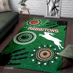 South Sydney Rabbitohs Indigenous Area Rug Country Style