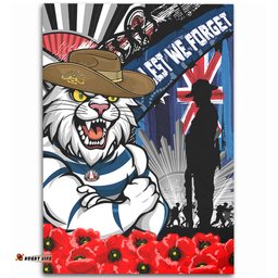Amazing Aussie Geelong Cats Anzac Day Honor United In Spirit Area Rug