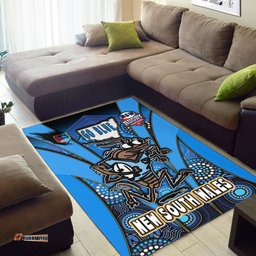 Amazing Aussie Cockroaches Cockroaches Mascot With Aboriginal Inspired Art Area Rug