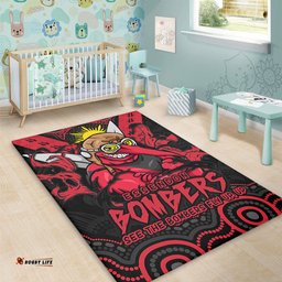 Amazing Aussie Essendon Ripped Legacy Of The Game Area Rug