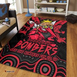 Amazing Aussie Essendon Ripped Legacy Of The Game Area Rug