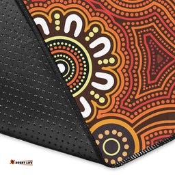Amazing Aussie Australia Aboriginal Inspired Aboriginal Connection Concept Art Background Area Rug