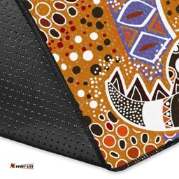Australia Area Rug - Aboriginal Inspired Patterns Rug Australian Animals