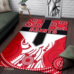 Saints Enthusiasm Area Rug St Kilda Indigenous