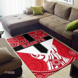 Saints Enthusiasm Area Rug St Kilda Indigenous