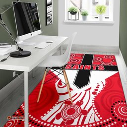 Saints Enthusiasm Area Rug St Kilda Indigenous