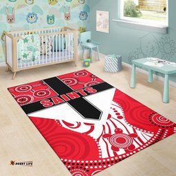 Saints Enthusiasm Area Rug St Kilda Indigenous