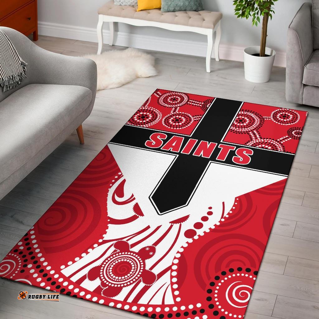 Saints Enthusiasm Area Rug St Kilda Indigenous