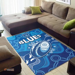 NSW Blues Area Rug New South Wales Aboriginal Art