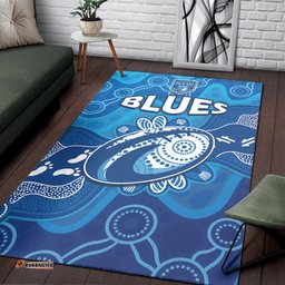NSW Blues Area Rug New South Wales Aboriginal Art