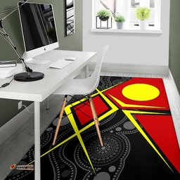 Aboriginal Area Rug Indigenous Legend