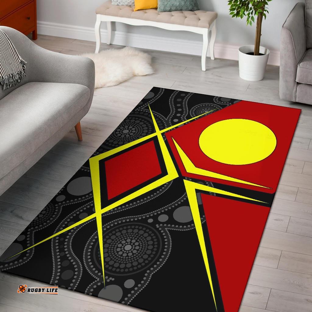 Aboriginal Area Rug Indigenous Legend