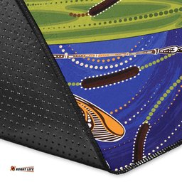 Aboriginal Area Rug Dragonfly