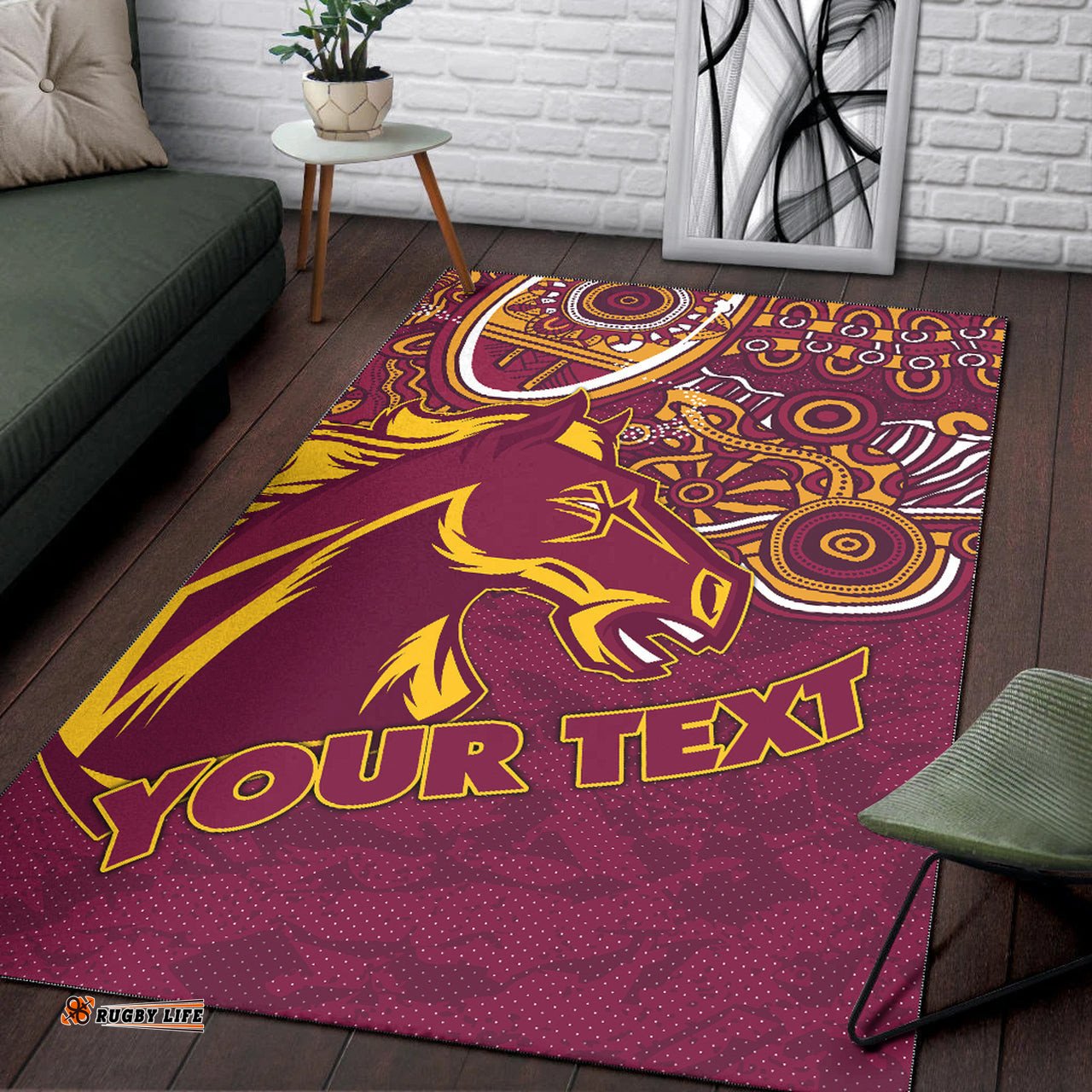 broncos rugby area rug custom super indigenous broncos area rug rlt13 tee aussie