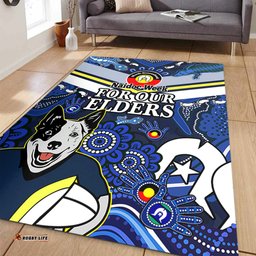 Amazing Aussie North Queensland Cowboys Naidoc Custom For Our Elders Home Jersey Area Rug