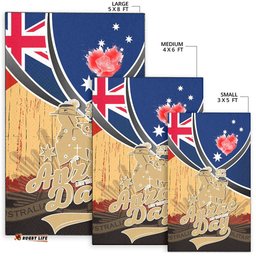 Area Rug ANZAC Lest We Forget