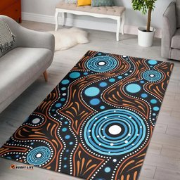 Australia Area Rug - Aboriginal Inspired Pattern ver03