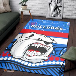 Bulldogs Indigenous Area Rug Shirt Western Football
