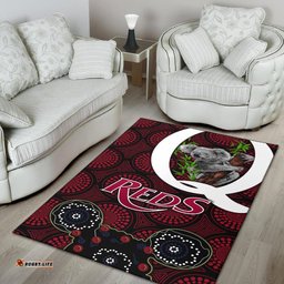 Queensland Area Rug Reds Rugby Koala