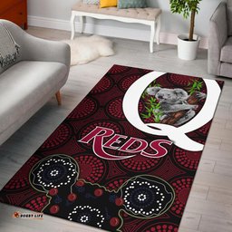 Queensland Area Rug Reds Rugby Koala