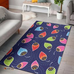Australia Aboriginal Inspired Area Rug - Aboriginal Art Vector Rug