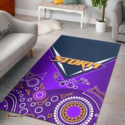 Melbourne Storm Area Rug Aboriginal