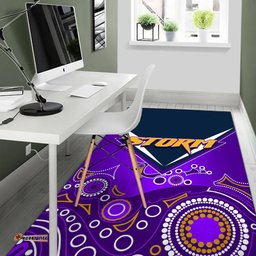 Melbourne Storm Area Rug Aboriginal