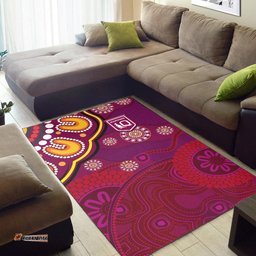 Queensland Maroons Aboriginal Area Rug Indigenous Vibes