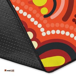 Australia Aboriginal Inspired Area Rug - Aboriginal Inspired Dot Art Painting Ver 15