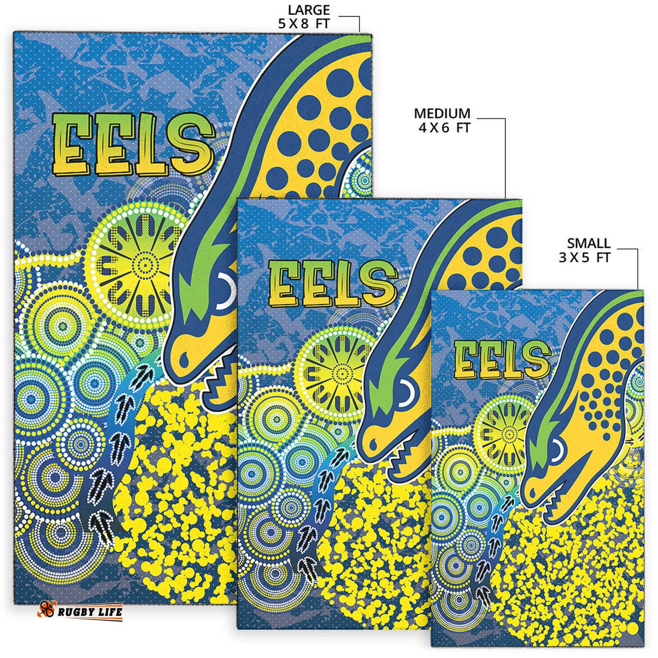 eels rugby area rug custom super eels area rug rlt13 tee aussie
