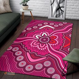 Australia Aboriginal Inspired Area Rug - Aboriginal Inspired artwork - connection concept