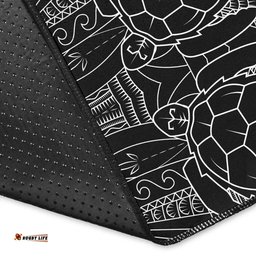 Australia Aboriginal Inspired Area Rug (White) - Torres and Turtle