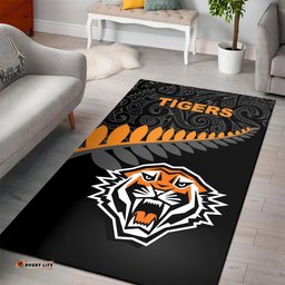 wests tigers area rug rugby maori nrl tee aussie